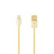 USB Cable Remax (OR) Dominator Fast Char RC-064i Lightning Gold 1m