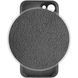 Чохол Silicone Case Full Camera Protective AA для Apple iPhone 14 Dark Gray