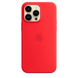 Чехол Silicone Case with Magsafe для iPhone 14 Pro Max Red AAA