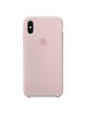 Чехол силиконовый soft-touch Apple Silicone case для iPhone Xs Max розовый Pink Sand
