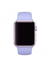 Ремінець Sport Band для Apple Watch 38 / 40mm силіконовий фіолетовий спортивний size (s) ARM Series 6 5 4 3 2 1 Pale Purple фото