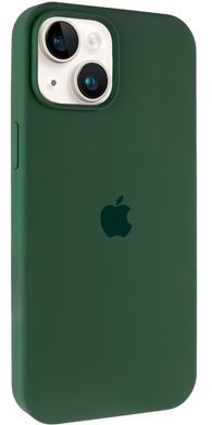 Чехол Silicone Case Full Protective AA для Apple iPhone 14 Navy blue фото