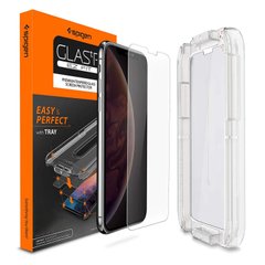 Захисне скло Spigen Glas.tR EZ Fit для iPhone X / Xs / 11 Pro прозоре (1Pack) Clear фото