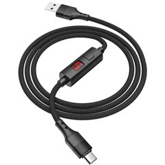 Кабель Micro-USB to USB Hoco S13 1 метр черный Black фото