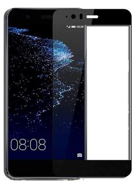 Защитное стекло с рамкой на Huawei P10 lite black фото