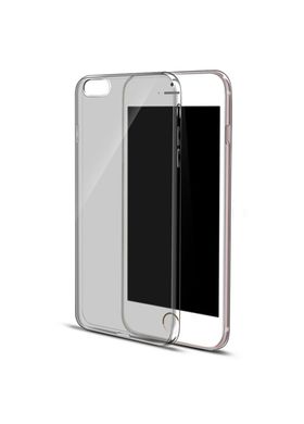 Чохол силіконовий щільний для iPhone 7/8 clear grey фото