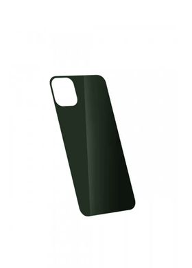 Скло захисне на задню панель кольорове глянсове для iPhone 11 Dark Green фото