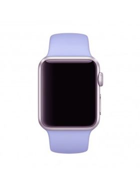 Ремінець Sport Band для Apple Watch 38 / 40mm силіконовий фіолетовий спортивний size (s) ARM Series 6 5 4 3 2 1 Pale Purple фото