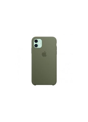 Чохол силіконовий soft-touch RCI Silicone Case для iPhone 11 зелений Army Green фото