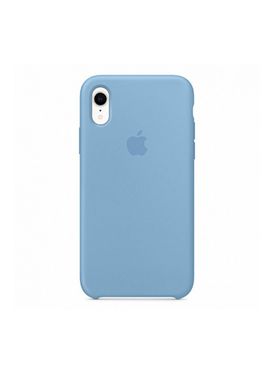 Чохол силіконовий soft-touch Apple Silicone case для iPhone Xr блакитний Cornflower фото