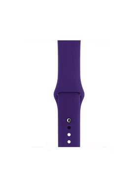 Ремінець Sport Band для Apple Watch 42 / 44mm силіконовий фіолетовий спортивний size (s) ARM Series 6 5 4 3 2 1 Ultra Violet фото