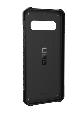 Чохол протиударний UAG Monarch для Samsung Galaxy S10 чорний ТПУ + шкіра Carbon Fiber фото