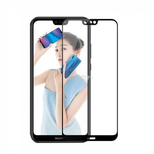 Защитное стекло с полной проклейкой для Huawei P20 Pro фото