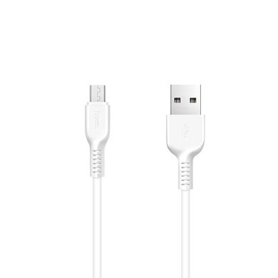 Кабель Micro-USB to USB Hoco X13 1 метр белый White фото