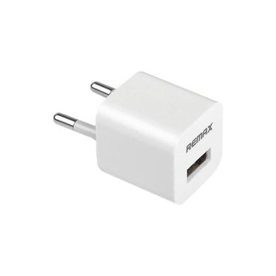 Мережевий зарядний пристрій Remax 1 порт USB 1A СЗУ біле White U5 Mini (RMT5288) фото