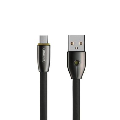 Кабель Micro-USB to USB Remax RC-043m 1 метр чорний Black фото