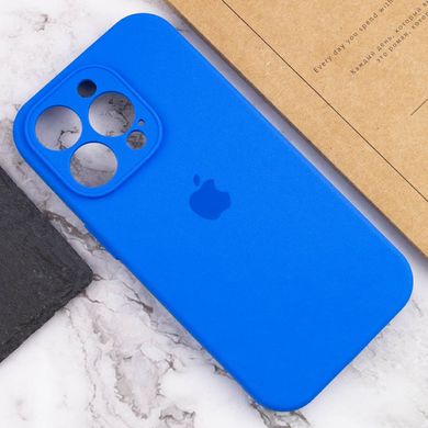 Чохол Silicone Case Full Camera Protective AA для Apple iPhone 14 Pro Capri Blue фото