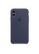 Чохол силіконовий soft-touch ARM Silicone case для iPhone Xs Max синій Midnight Blue