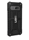 Чехол противоударный UAG Monarch для Samsung Galaxy S10 черный ТПУ+кожа Carbon Fiber