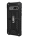 Чехол противоударный UAG Monarch для Samsung Galaxy S10 черный ТПУ+кожа Carbon Fiber