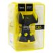 Автомобільний тримач для телефону Hoco CA5 чорний + жовтий Black / Yellow