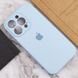 Чохол Silicone Case Full Camera Protective (AA) для Apple iPhone 14 Pro Max (Блакитний / Sweet Blue)