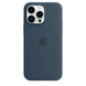 Чехол Silicone Case with Magsafe для iPhone 14 Pro Max Storm Blue AAA
