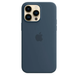 Чехол Silicone Case with Magsafe для iPhone 14 Pro Max Storm Blue AAA