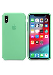Чехол Apple Silicone case for iPhone Xs Max Spearmint фото