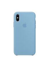 Чохол силіконовий soft-touch Apple Silicone case для iPhone Xs Max блакитний Cornflower фото