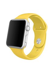 Ремешок Sport Band для Apple Watch 38/40mm силиконовый желтый спортивный size(s) ARM Series 6 5 4 3 2 1 Lemonade фото