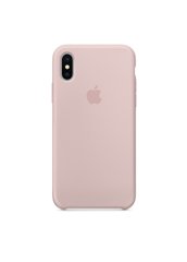 Чохол силіконовий soft-touch RCI Silicone case для iPhone Xs Max рожевий Pink Sand фото