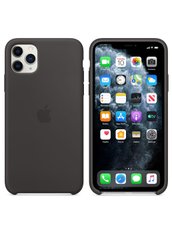 Чохол силіконовий soft-touch Apple Silicone case для iPhone 11 Pro чорний Black фото