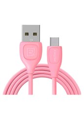 Кабель Micro-USB to USB Remax Lesu 1 метр Pink (RC-050m) фото