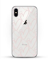 Тренд силикон для iPhone X/Xs (220) hearts фото