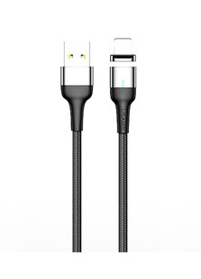 USB Кабель Lightning Usams U28 Silver (US-SJ326) 1m. фото