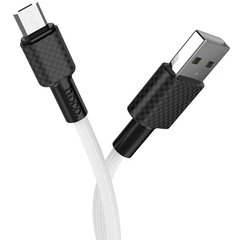Кабель Micro-USB to USB Hoco X29 1 метр белый White фото