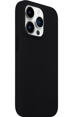 Чохол Leather Case with Magsafe для Apple iPhone 12 Pro Max Black AAA фото