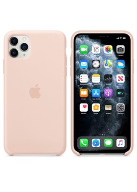 Чохол силіконовий soft-touch RCI Silicone case для iPhone 11 Pro рожевий Pink Sand фото
