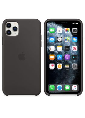 Чехол Apple Silicone case for iPhone 11 Pro Black фото