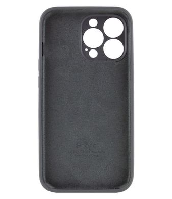 Чохол Silicone Case Full Camera Protective (AA) для Apple iPhone 14 Pro Max (Сірий / Dark Gray) фото