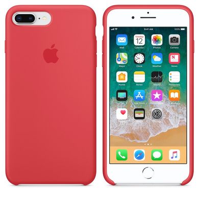 Чохол силіконовий soft-touch ARM Silicone case для iPhone 7 Plus / 8 Plus червоний (PRODUCT) Red фото