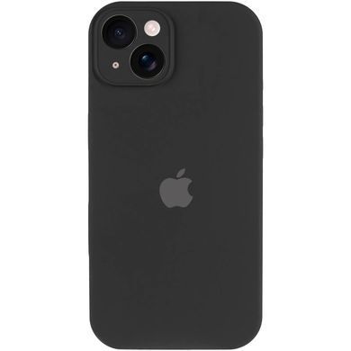 Чохол Silicone Case Full Camera Protective AA для Apple iPhone 15 Plus Black фото