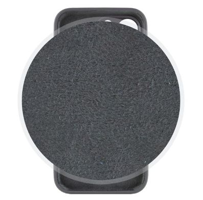 Чохол Silicone Case Full Camera Protective (AA) для Apple iPhone 14 Pro Max (Сірий / Dark Gray) фото
