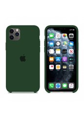 Чохол силіконовий soft-touch RCI Silicone Case для iPhone 11 Pro Max зелений Dark Green фото