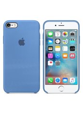 Чехол силиконовый soft-touch ARM Silicone Case для iPhone 6/6s голубой Cornflower фото