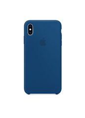 Чохол силіконовий soft-touch RCI Silicone case для iPhone Xs Max синій Turquoise Blue фото