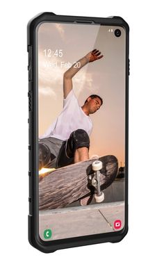 Чехол противоударный UAG Pathfinder для Samsung Galaxy S10 черный ТПУ+пластик Midnight Camo фото