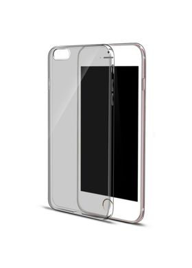 Чехол силиконовый тонкий для iPhone 7 Plus/8 Plus clear gray фото