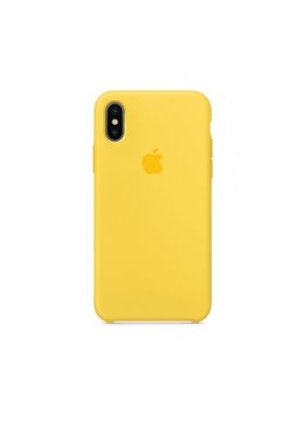Чохол силіконовий soft-touch ARM Silicone case для iPhone X / Xs жовтий Yellow фото